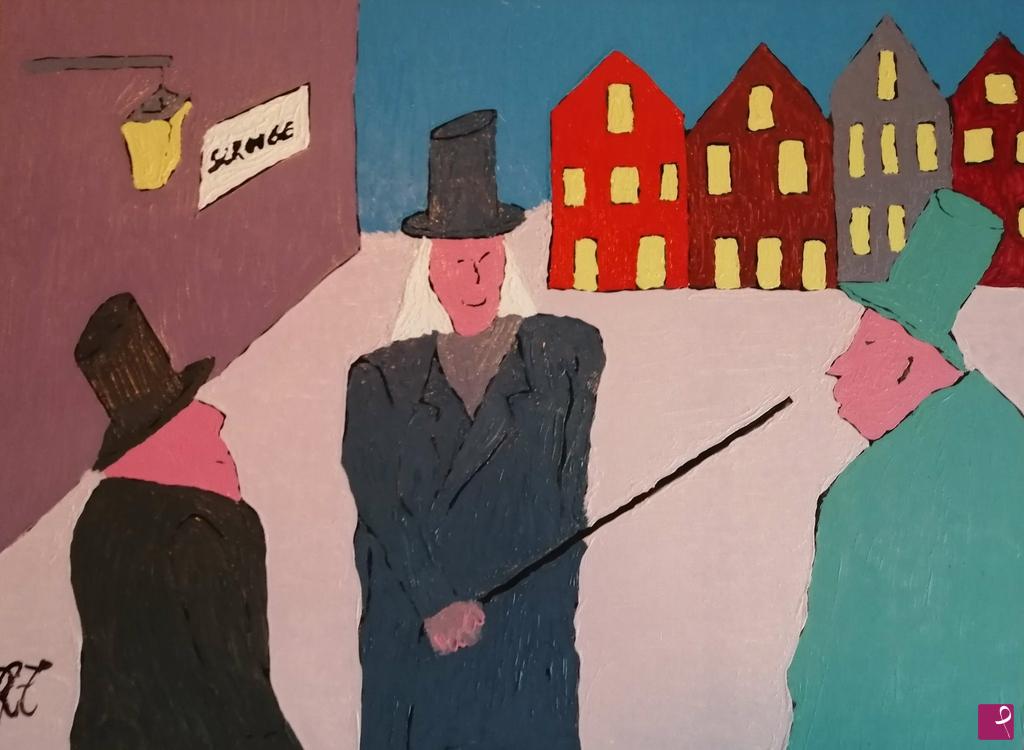 quadri in vendita online - SCROOGE (70 X 50; OLIO SU TELA)
