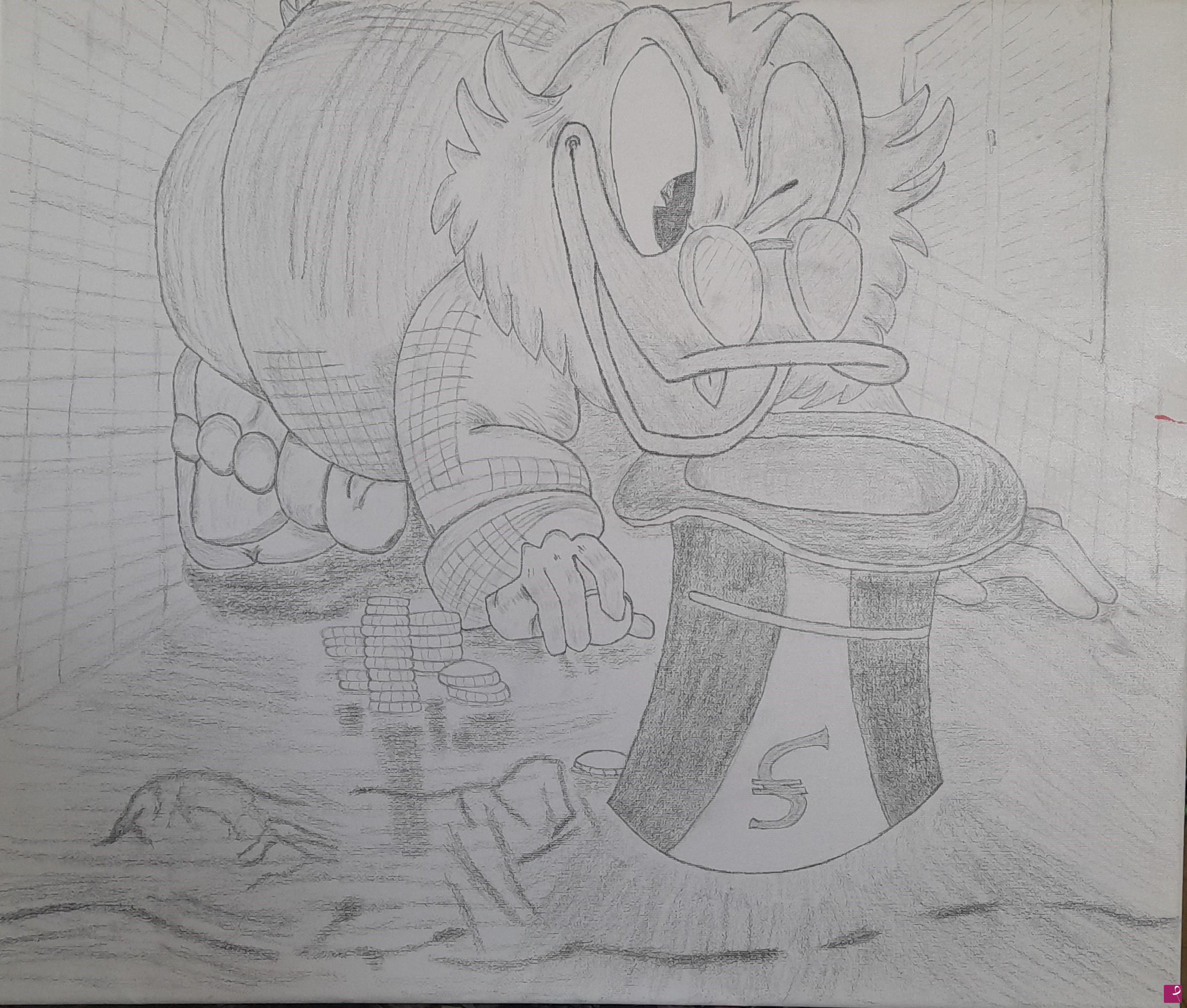 quadri in vendita online - Scrooge McDuck