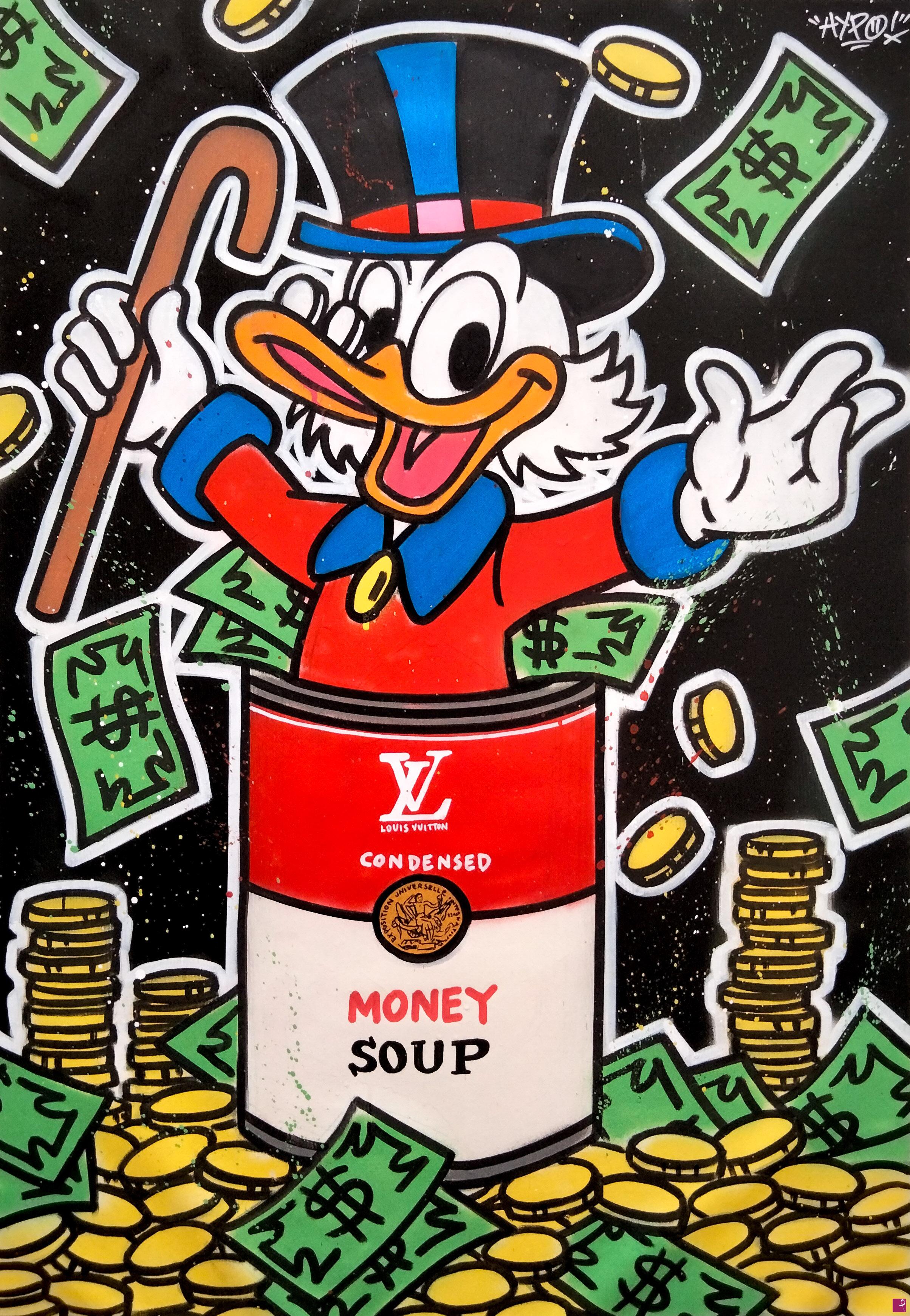 quadri in vendita online - Scrooge MCDuck X Louis Vuitton X Campbell's