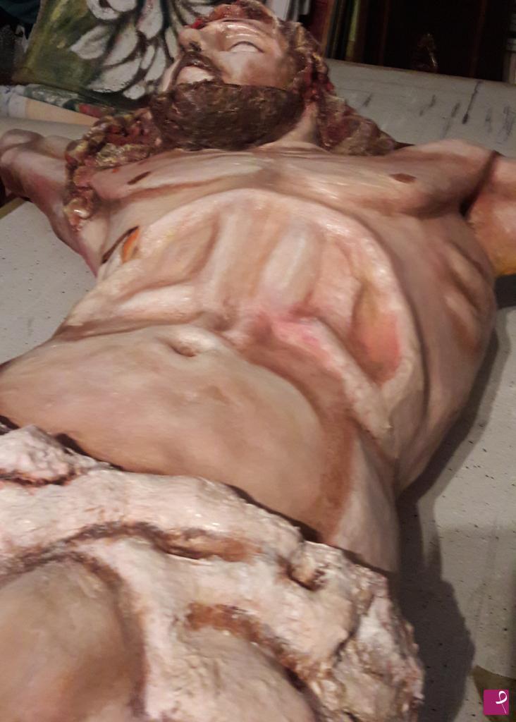 quadri in vendita online - scultura cristo in croce