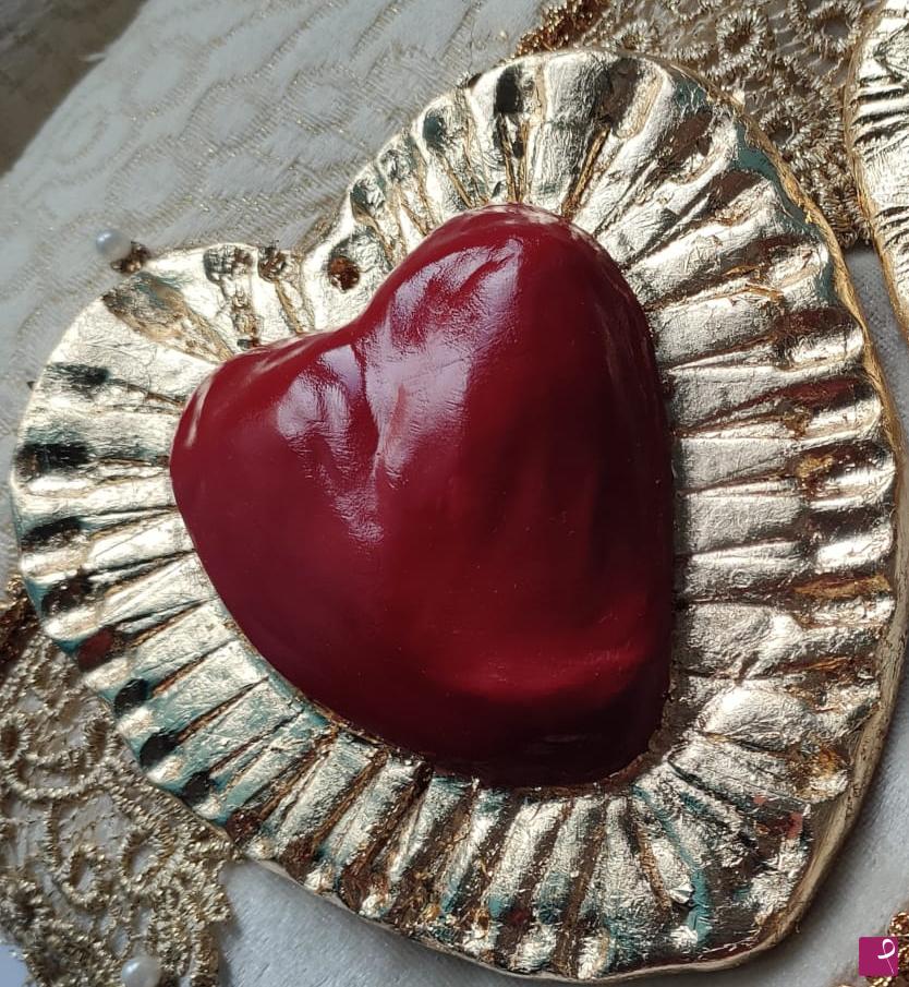 quadri in vendita online - Scultura Cuore Sacro