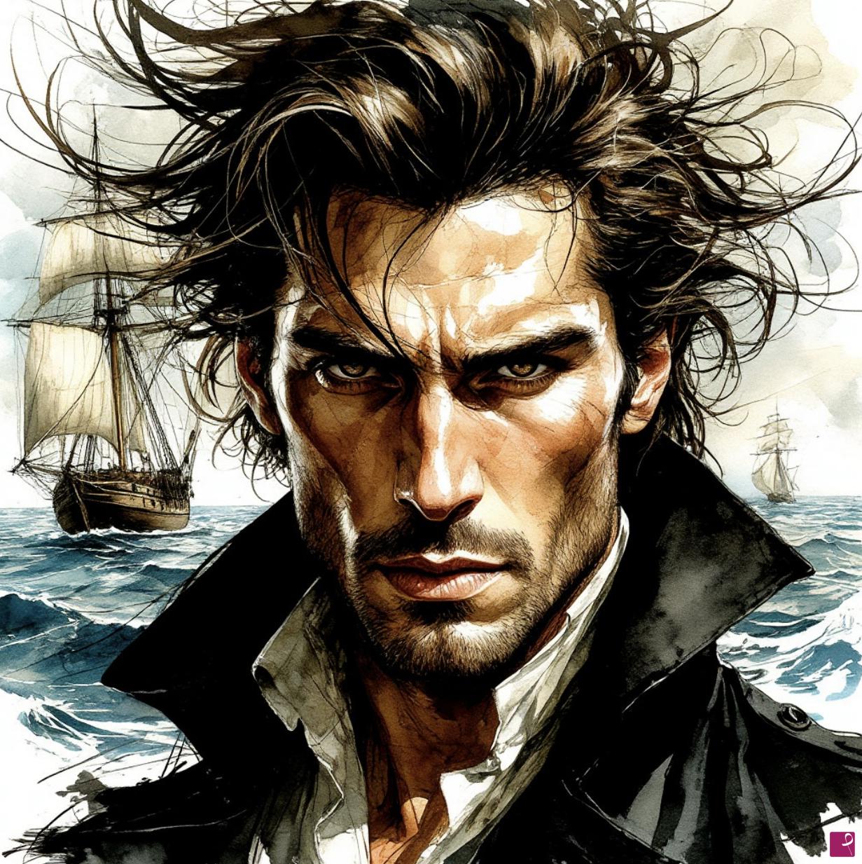 quadri in vendita online - Sea man 