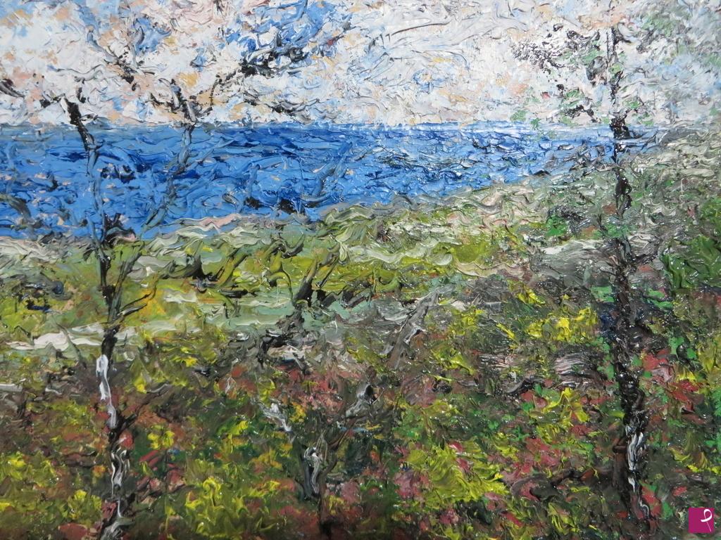 quadri in vendita online - Seconda impressione adriatica ( vista verso il Gargano )