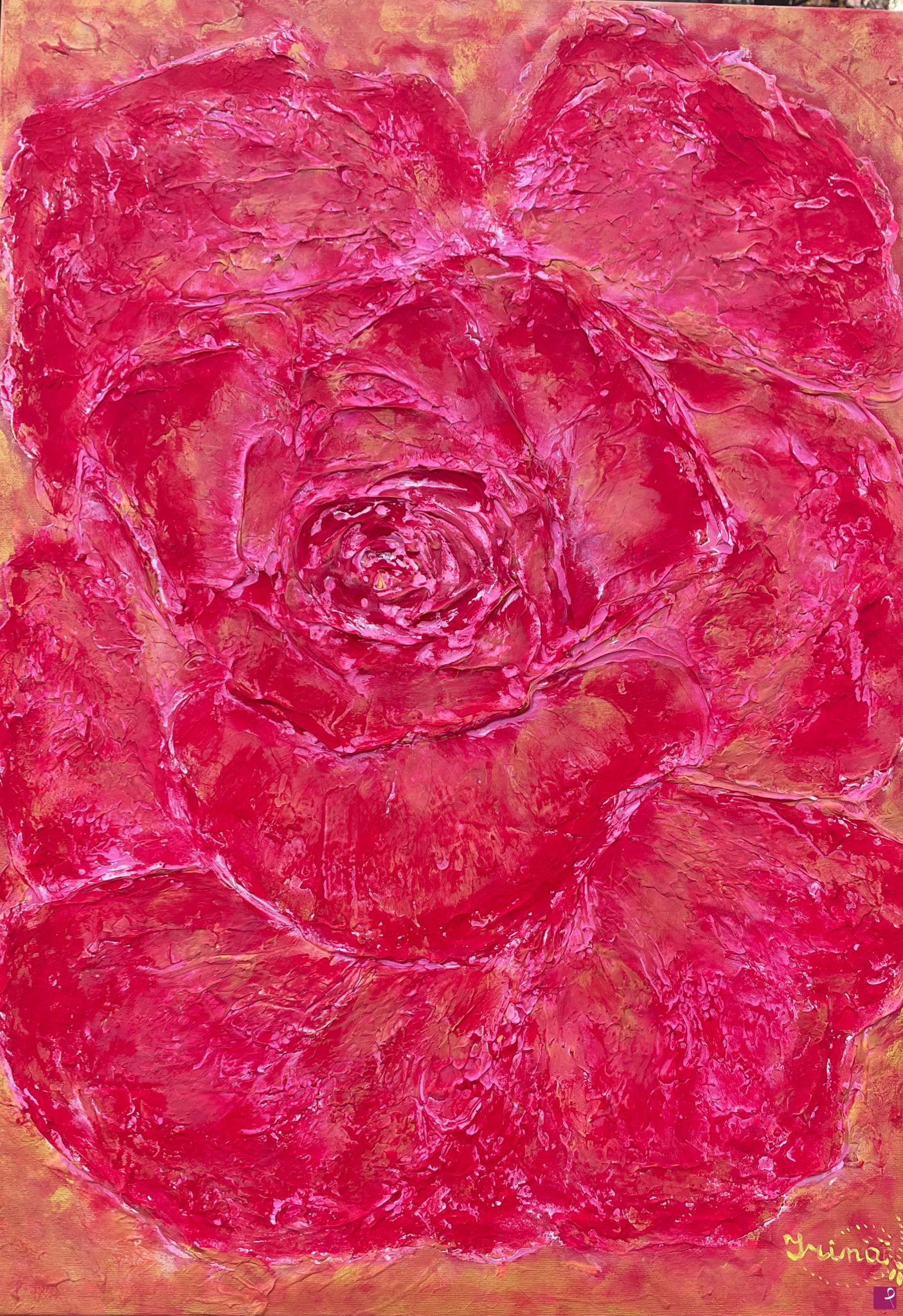 quadri in vendita online - “Sei bella come una rosa”
