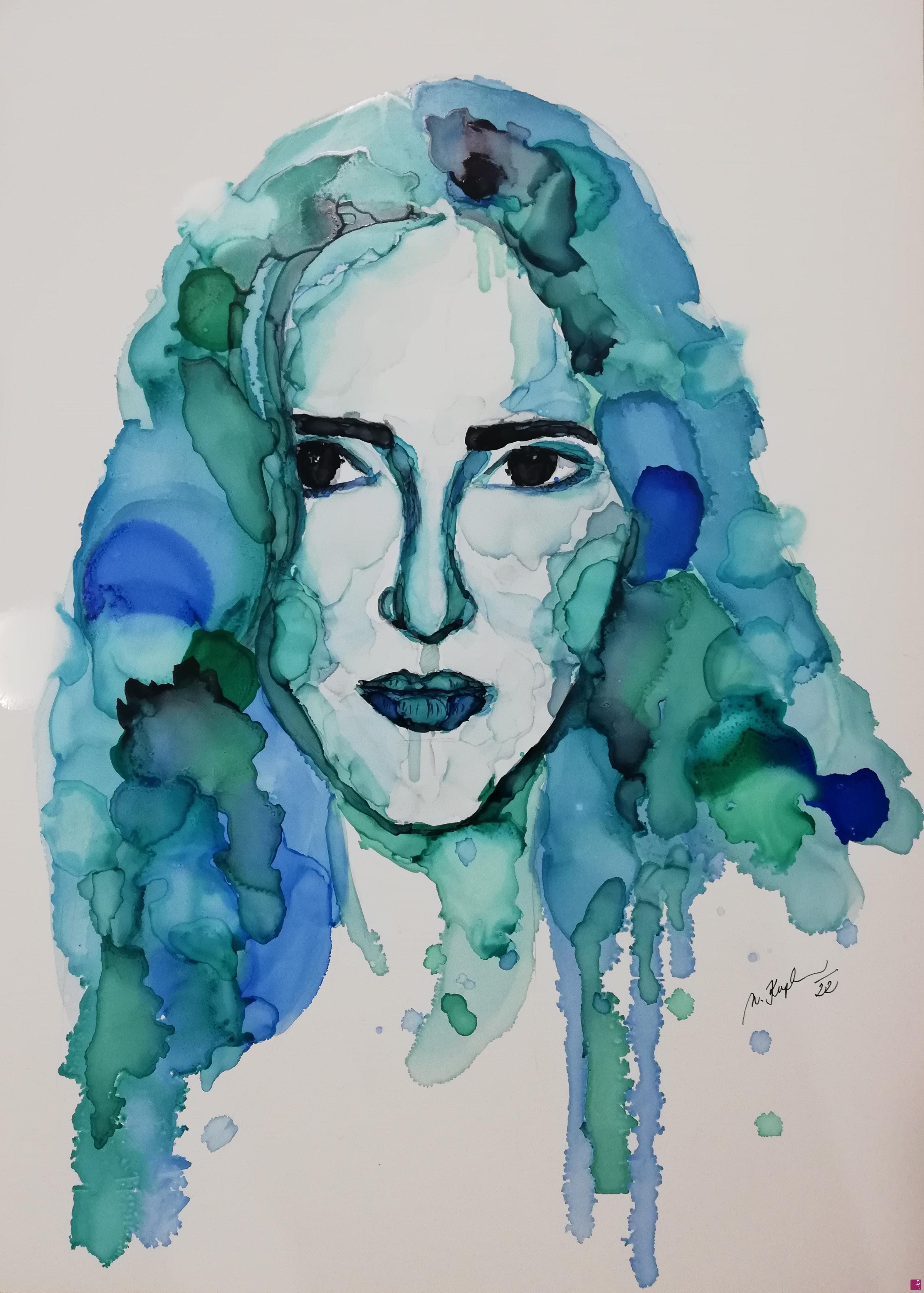 quadri in vendita online - Self portrait abstract