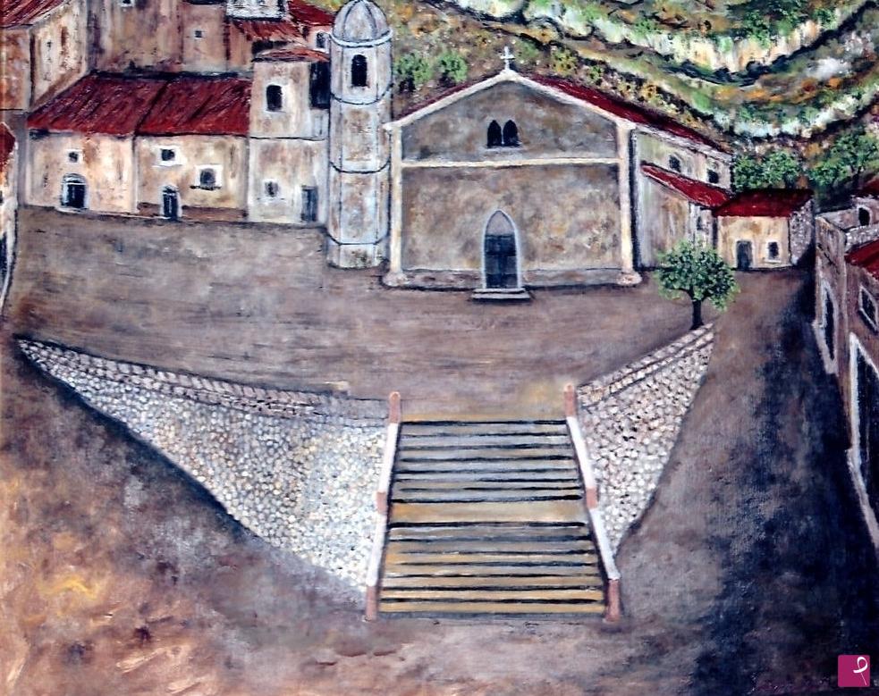 quadri in vendita online - Sennori. chiesa San Basilia