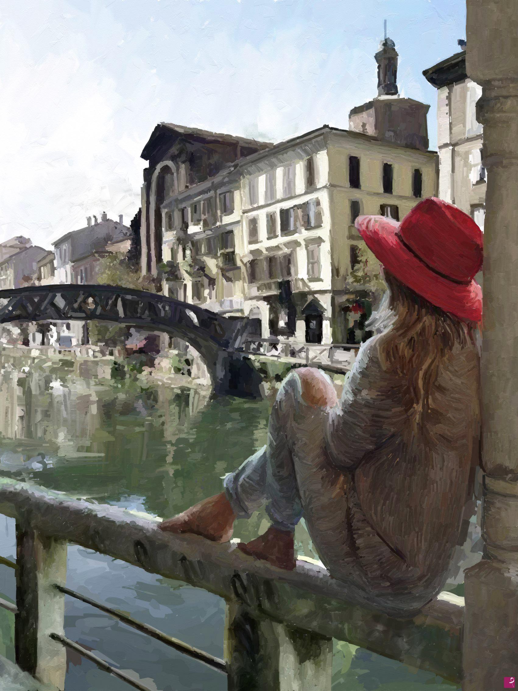 quadri in vendita online - SENSAZIONI SUL NAVIGLIO GRANDE