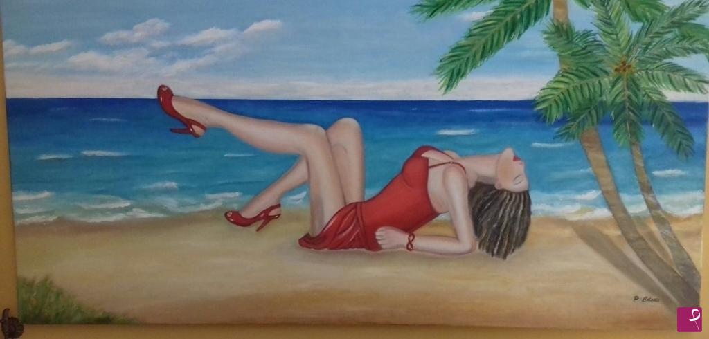quadri in vendita online - Sensualità d'estate