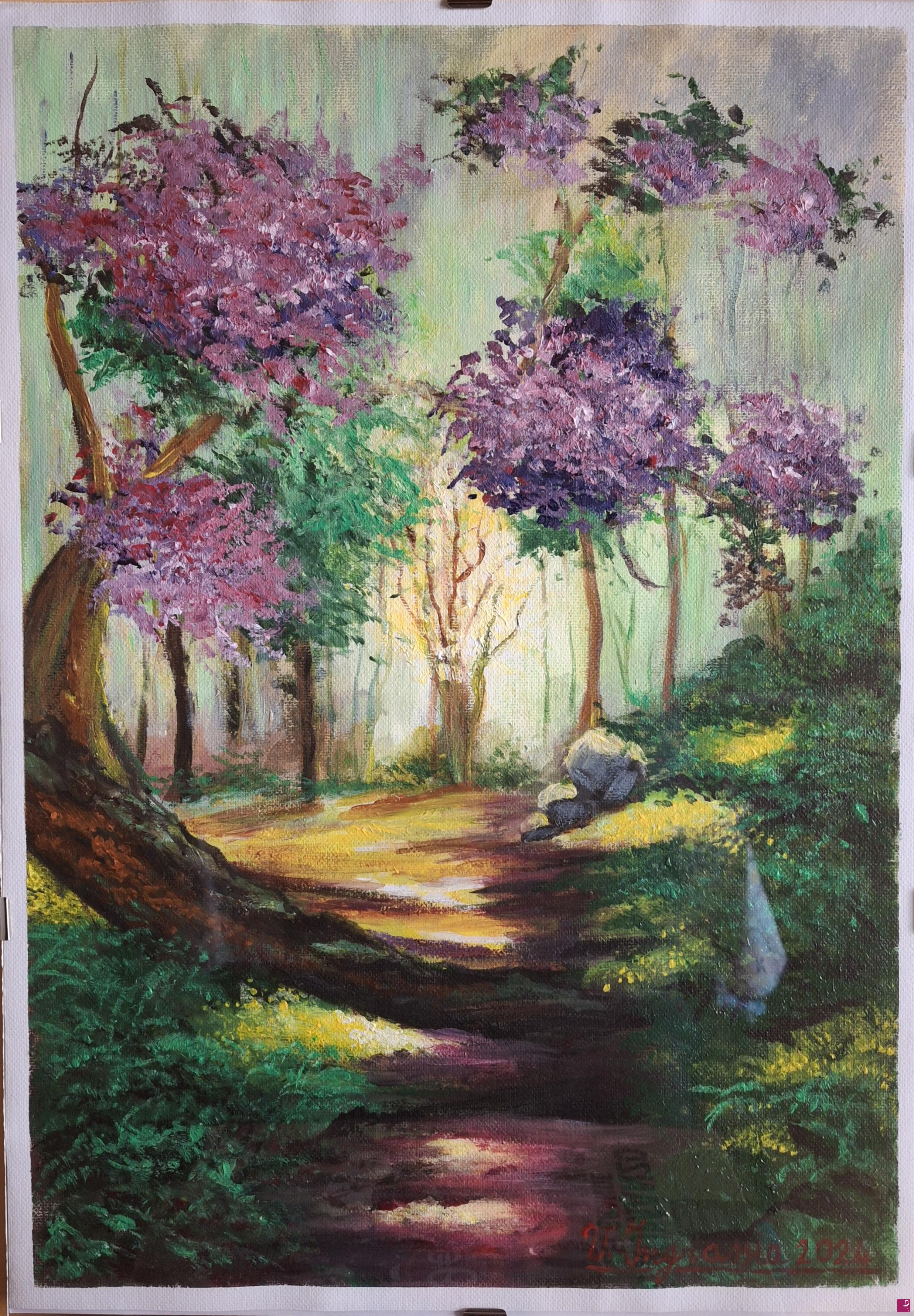 quadri in vendita online - Sentieri del bosco 