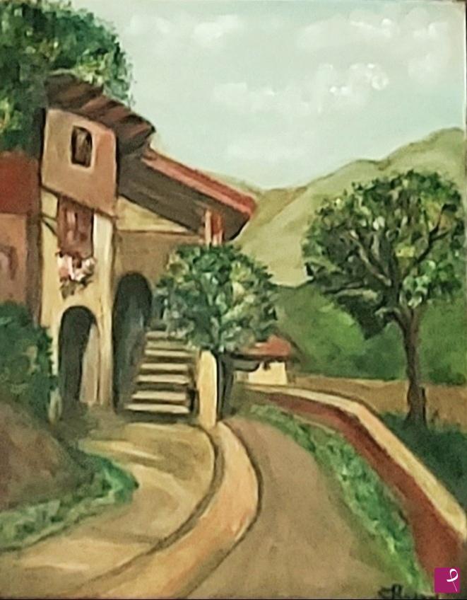 quadri in vendita online - Sentieri montani