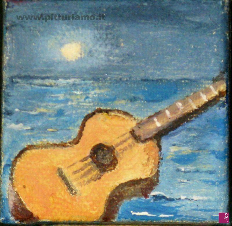 quadri in vendita online - Serenata al chiaro di luna