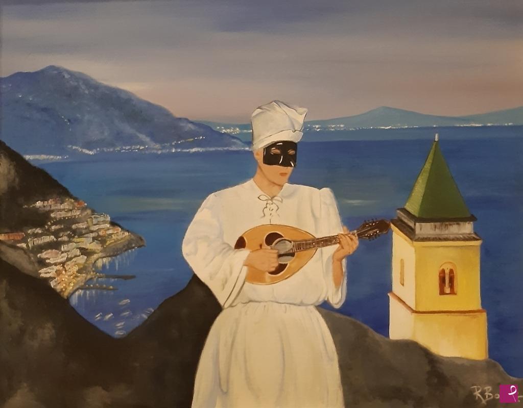 quadri in vendita online - Serenata sul Golfo