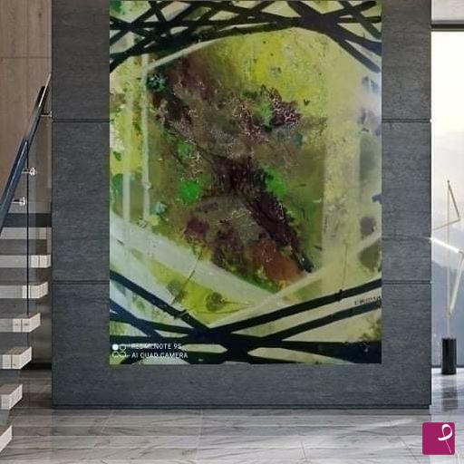 quadri in vendita online - Serie Colors: Green