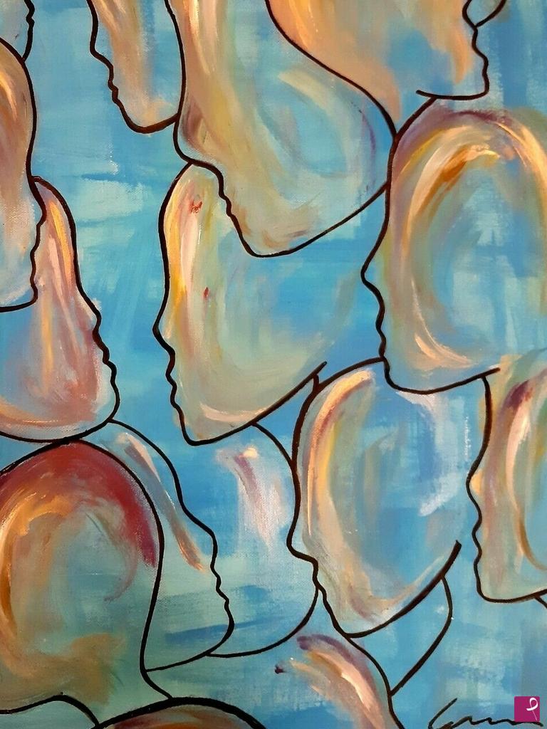 quadri in vendita online - SGUARDI MARE   COZZANI QUADRO ASTRATTO CONTEMPORANEO MODERNO 