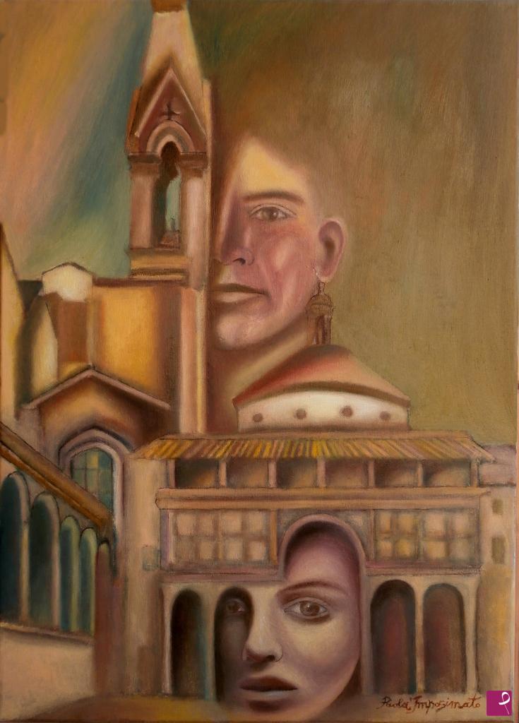 quadri in vendita online - SGUARDI NELL'ANTICA BELLEZZA  -  GLANCES IN THE ANCIENT BEAUTY