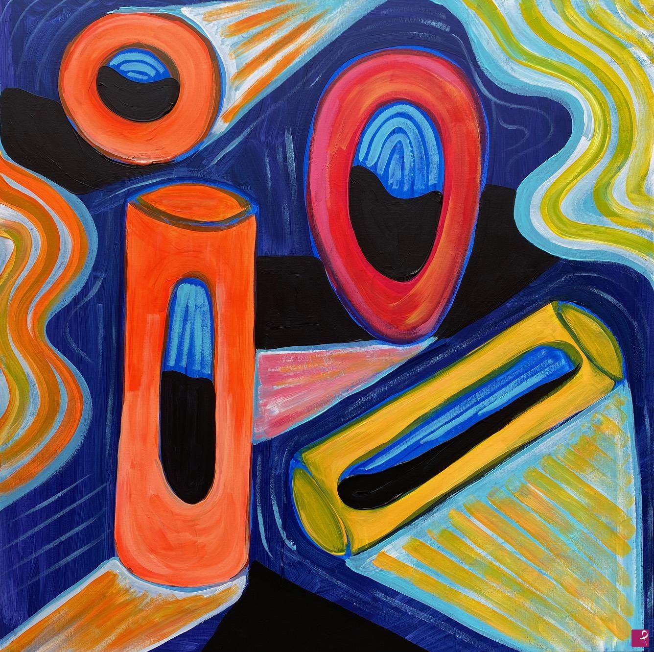 quadri in vendita online - Shapes and liquids