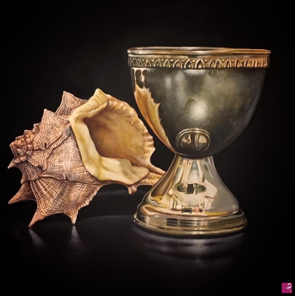 quadri in vendita online - Shell and cup.