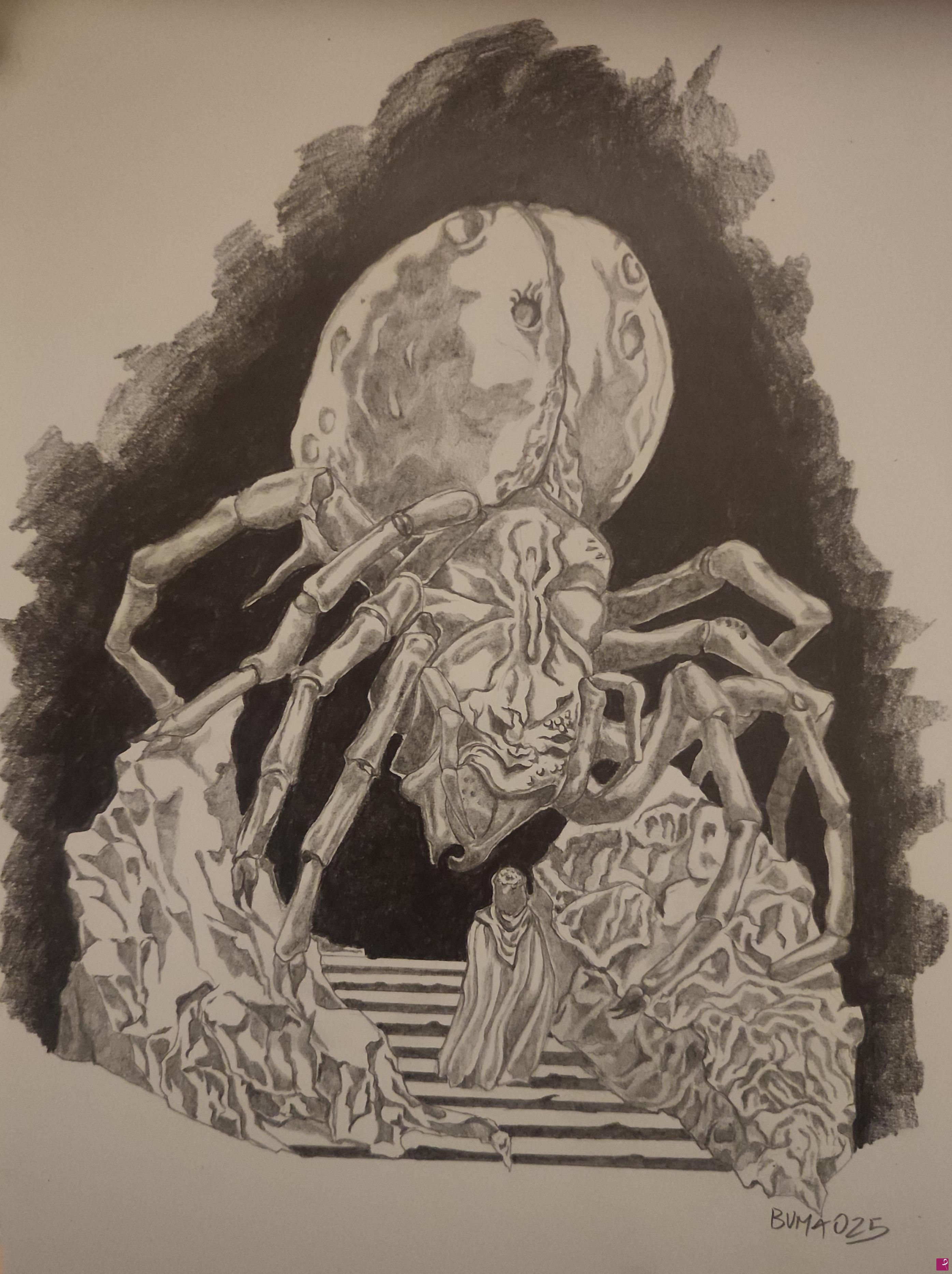 quadri in vendita online - Shelob e Frodo