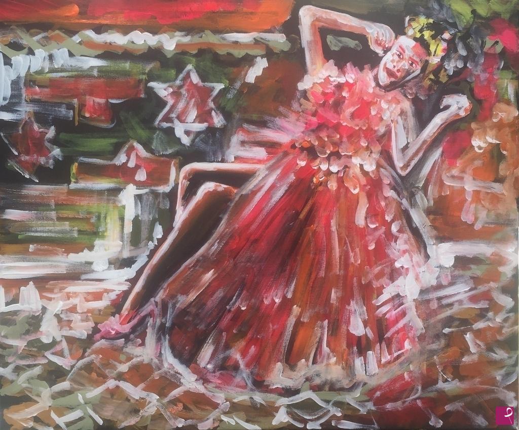 quadri in vendita online - Sherly, acrylic on canvas, cm 50 x cm 60 