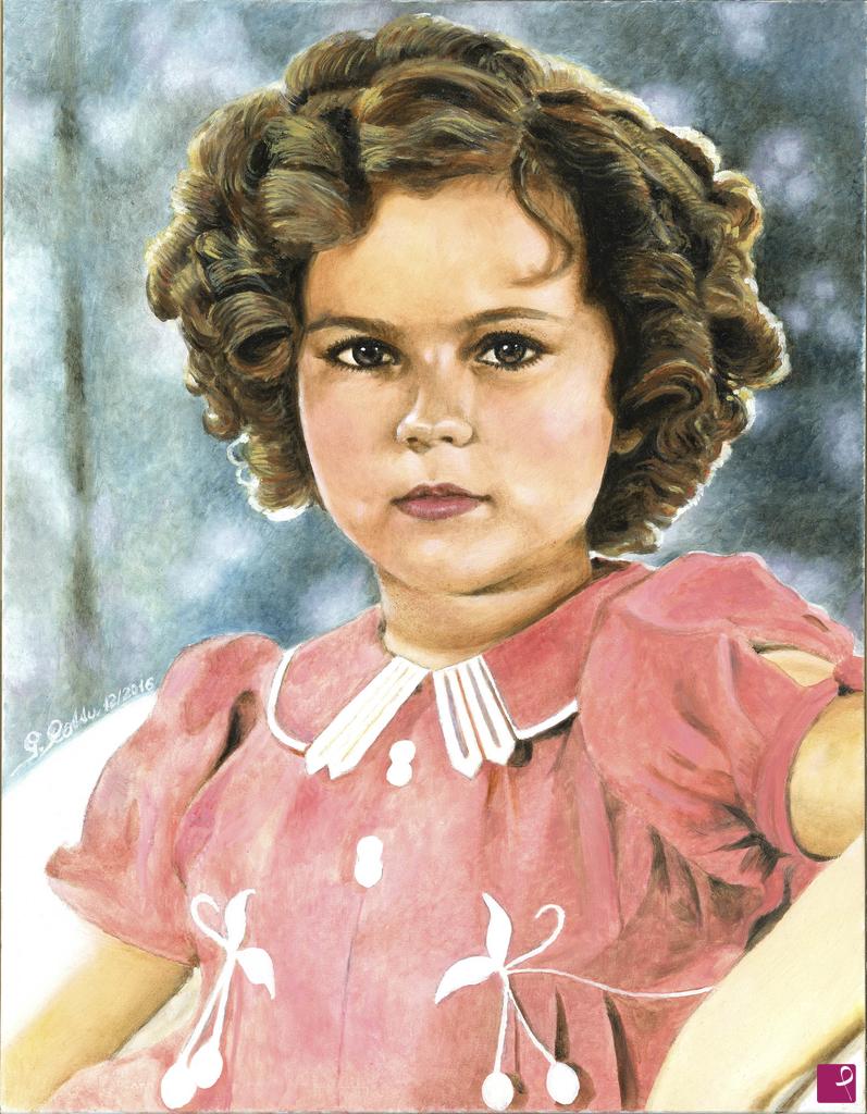quadri in vendita online - Shirley Temple