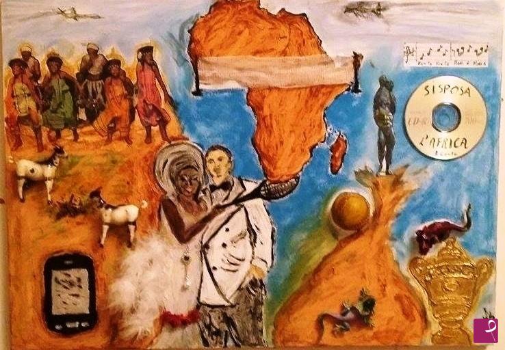 quadri in vendita online - si sposa l'africa