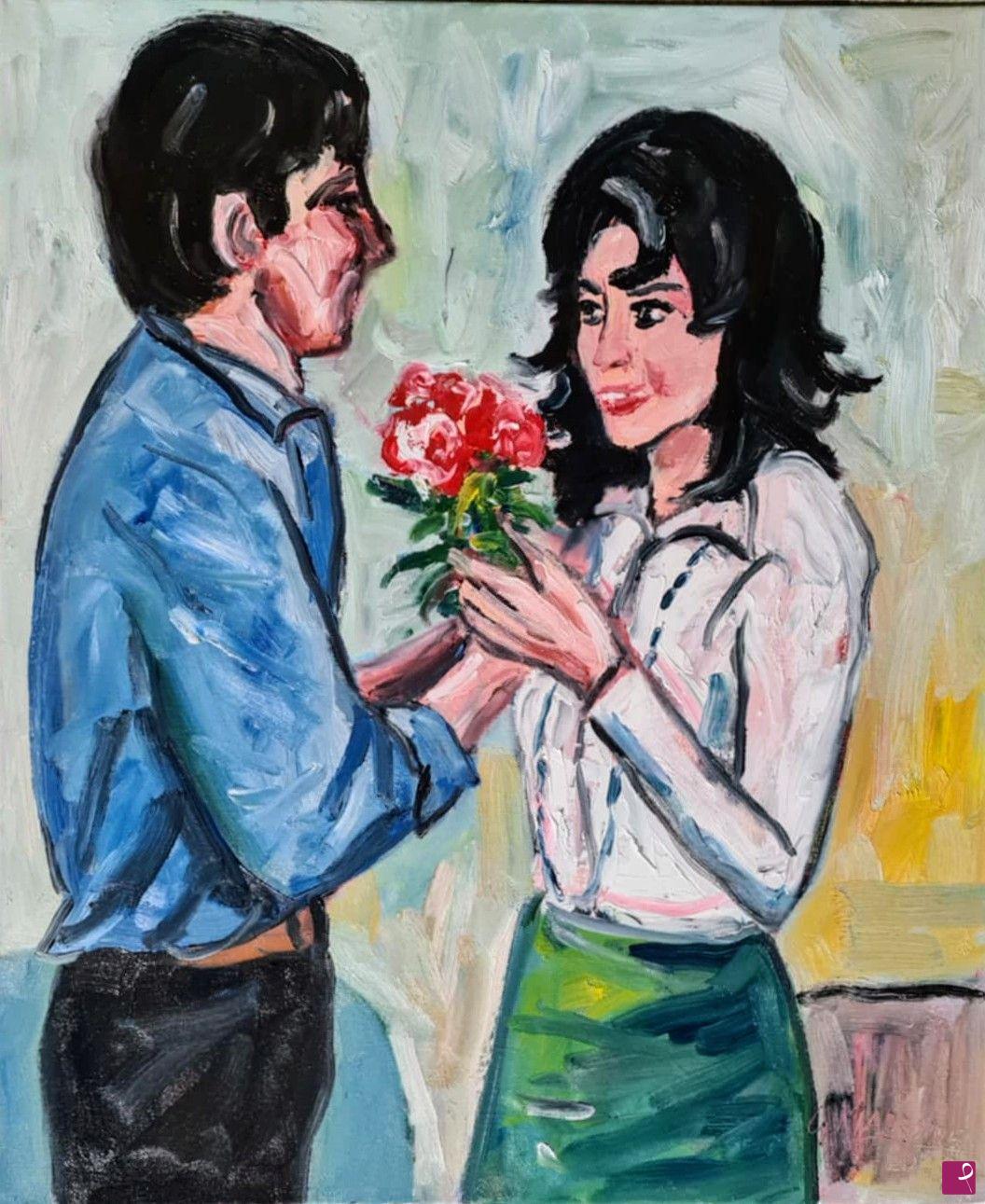 quadri in vendita online - "Siamo romantici" 