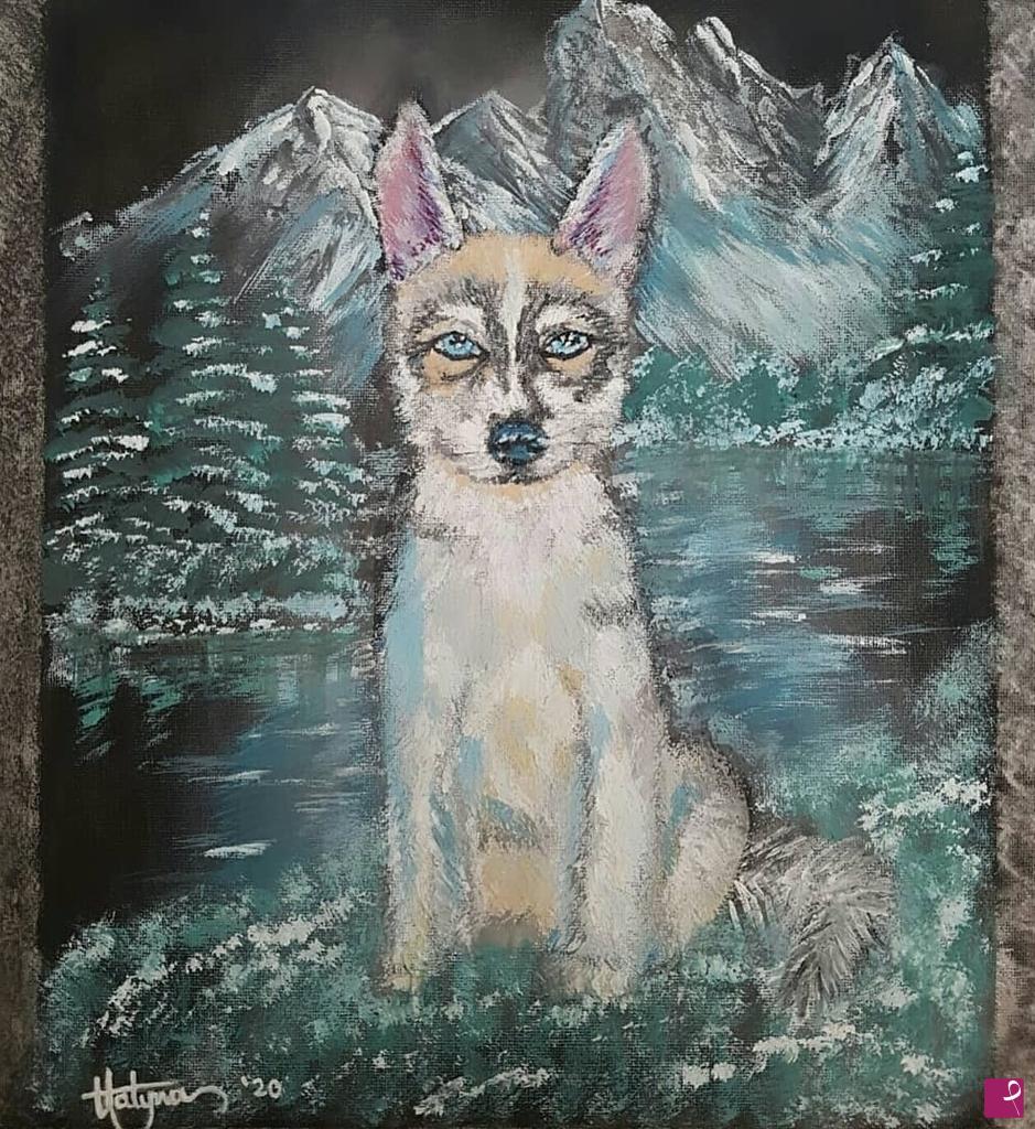 quadri in vendita online - Siberian Husky