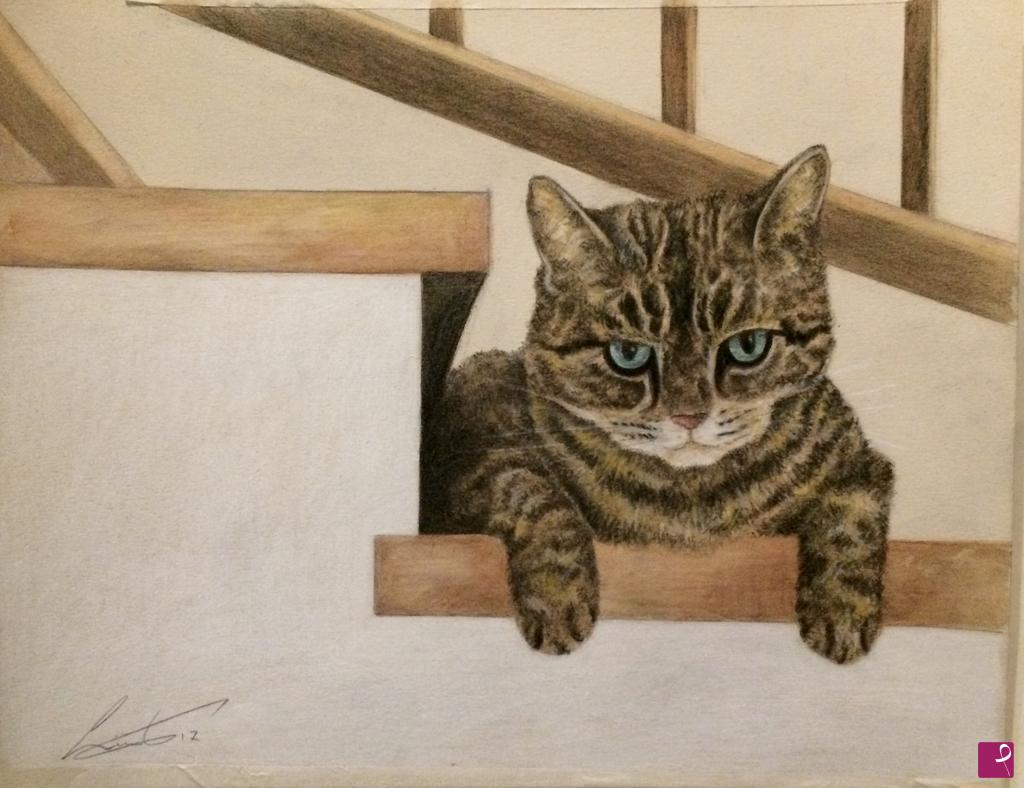 quadri in vendita online - Sigfrid the Cat