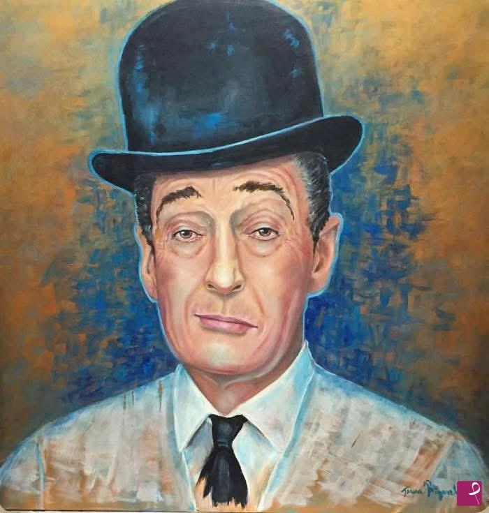 quadri in vendita online - “Signori si nasce”   Olio su tela 80x80