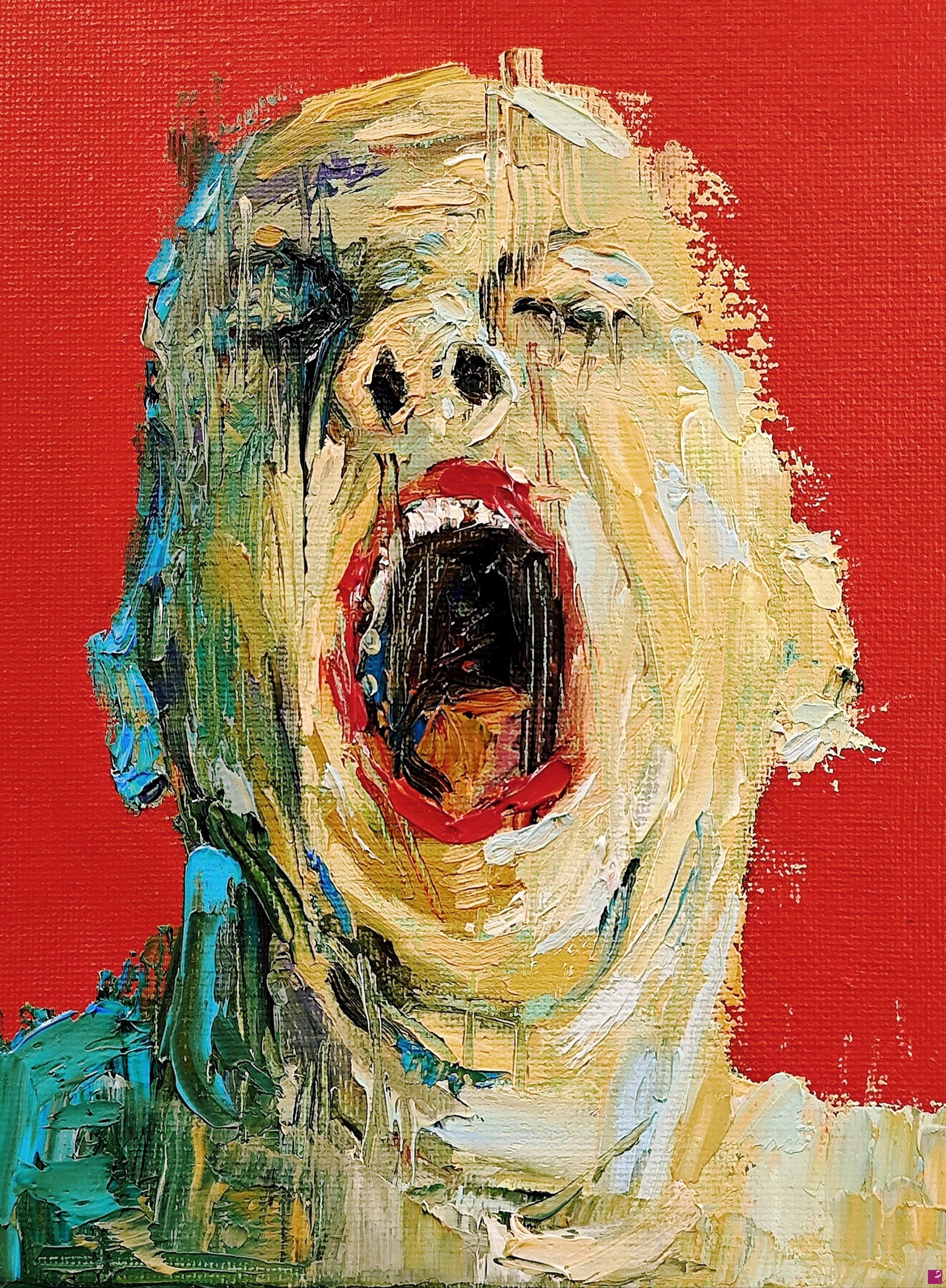 quadri in vendita online - Silent scream