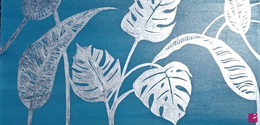 quadri in vendita online - Silver foliage 