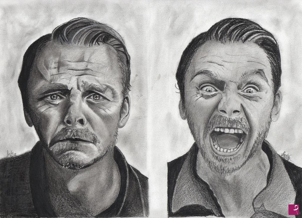 quadri in vendita online - Simon Pegg