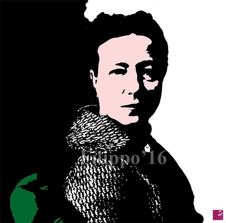 quadri in vendita online - Simone de Beauvoir