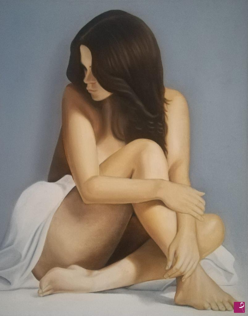 quadri in vendita online - Simple nude woman n.2