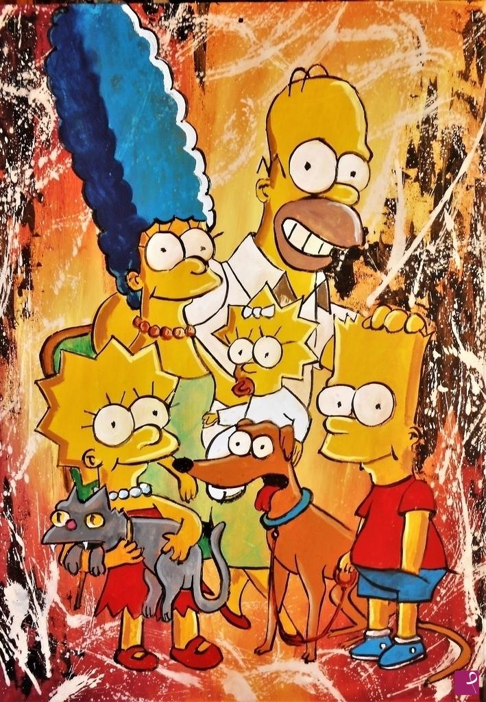 quadri in vendita online - Simpson al completo