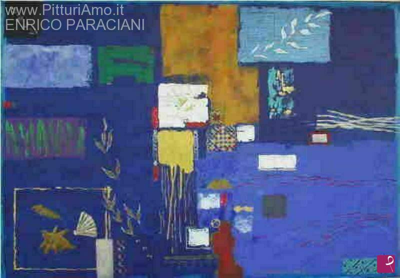 quadri in vendita online - sinfonia in blu