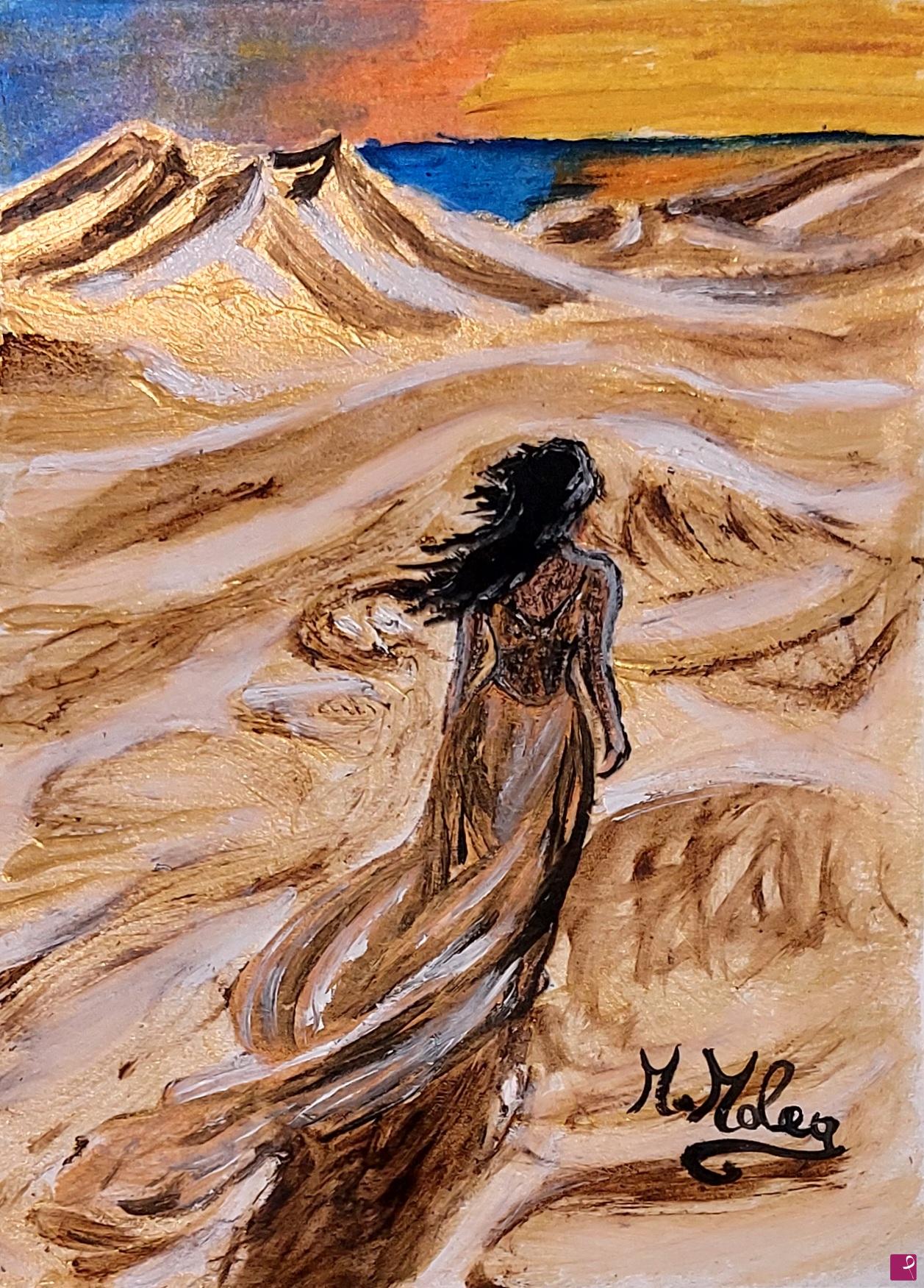 quadri in vendita online - Sirena del deserto 