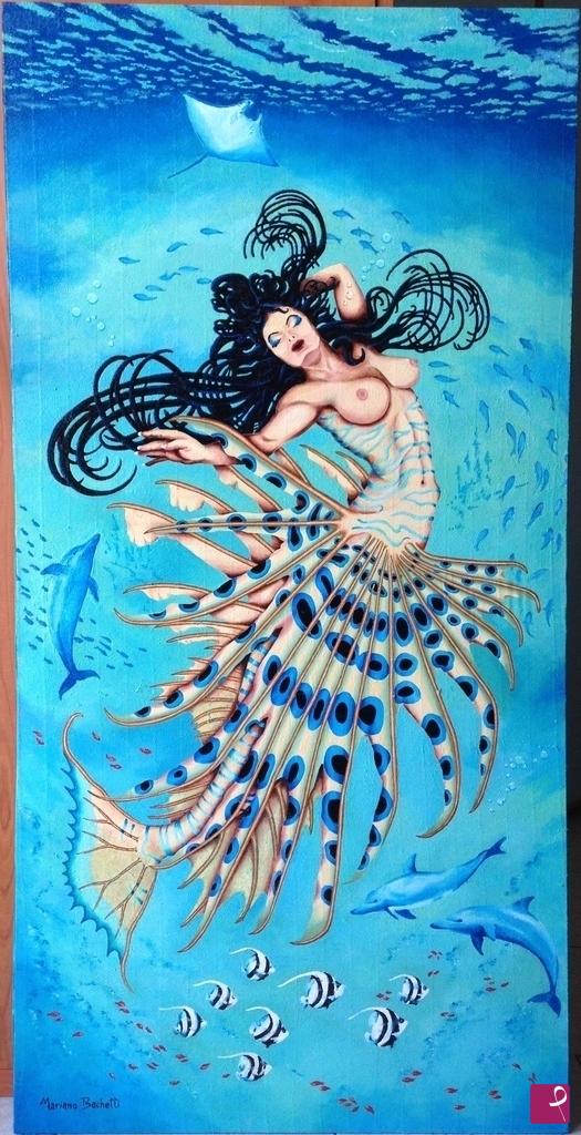 quadri in vendita online - Sirena Scorpione