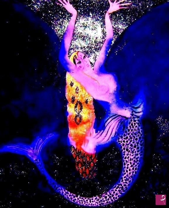 quadri in vendita online - SIRENA VERSO LA LUCE NOTTURNA