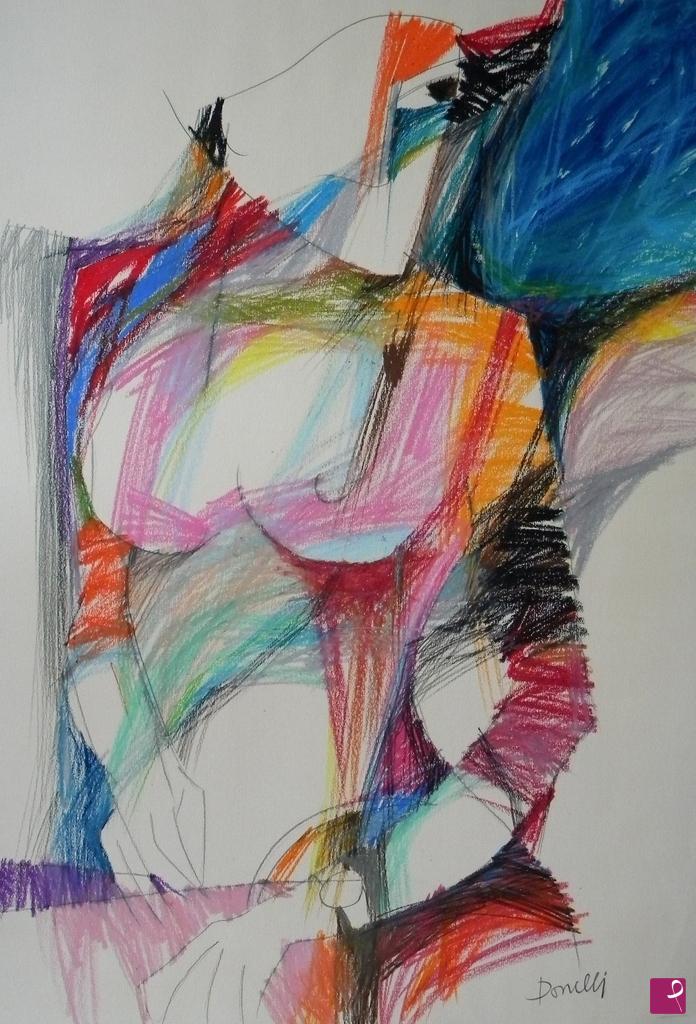 quadri in vendita online - Sitting girl 