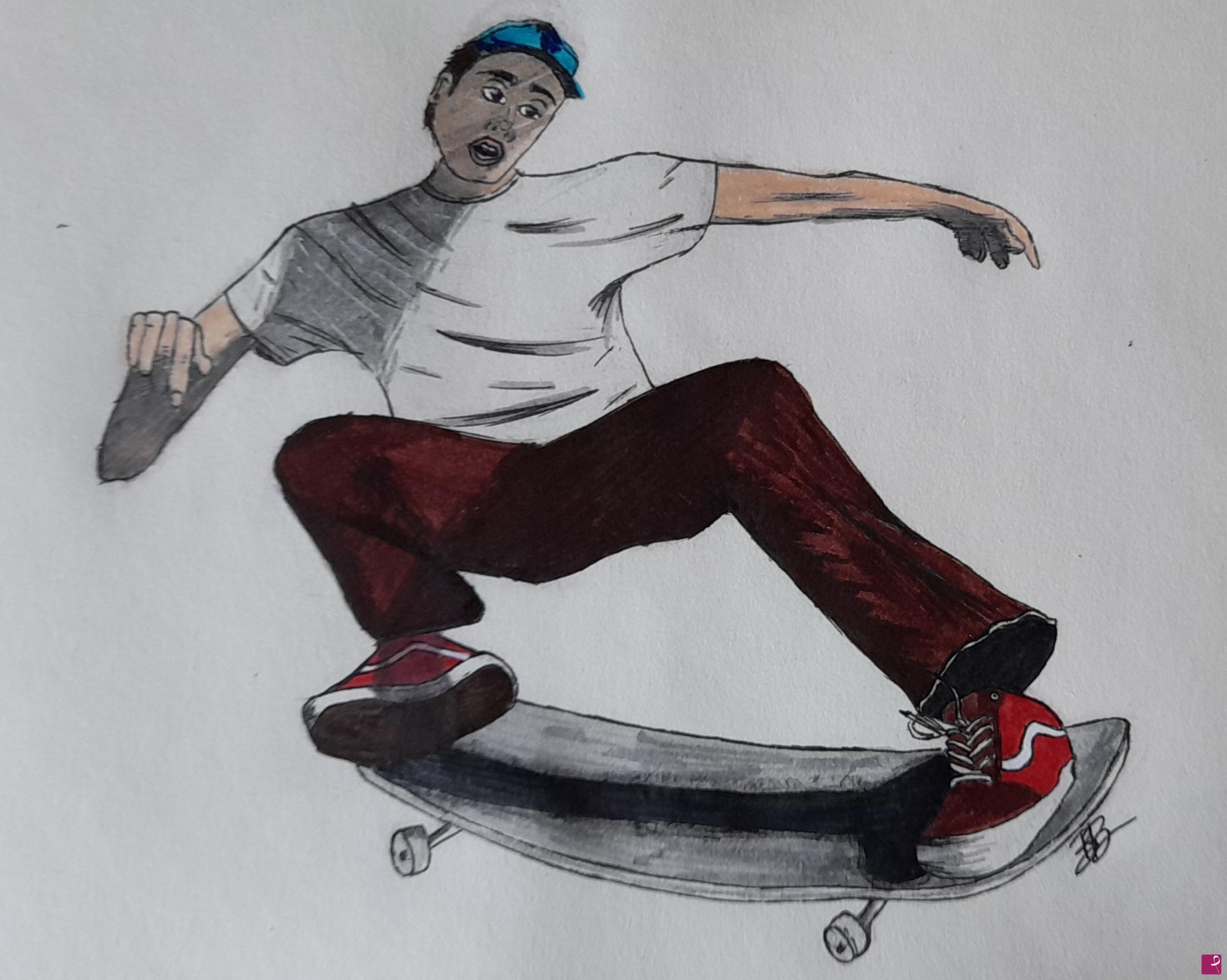 quadri in vendita online - skateboarding