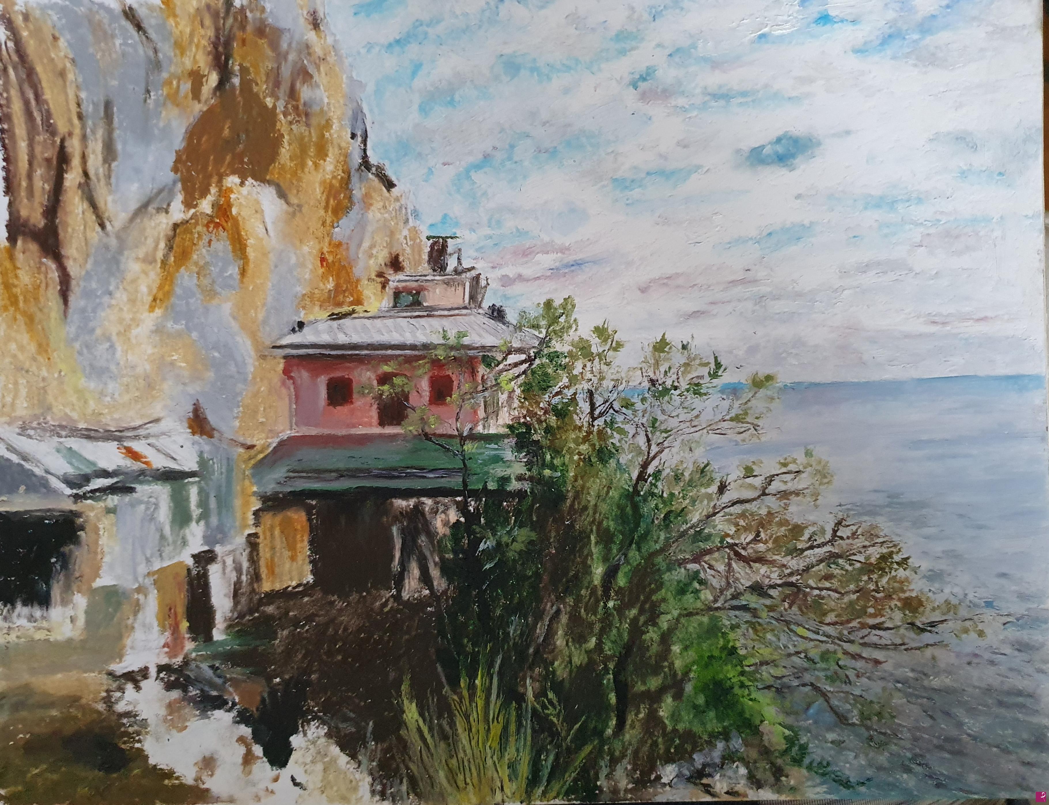 quadri in vendita online - Skete al monte Athos, 2020