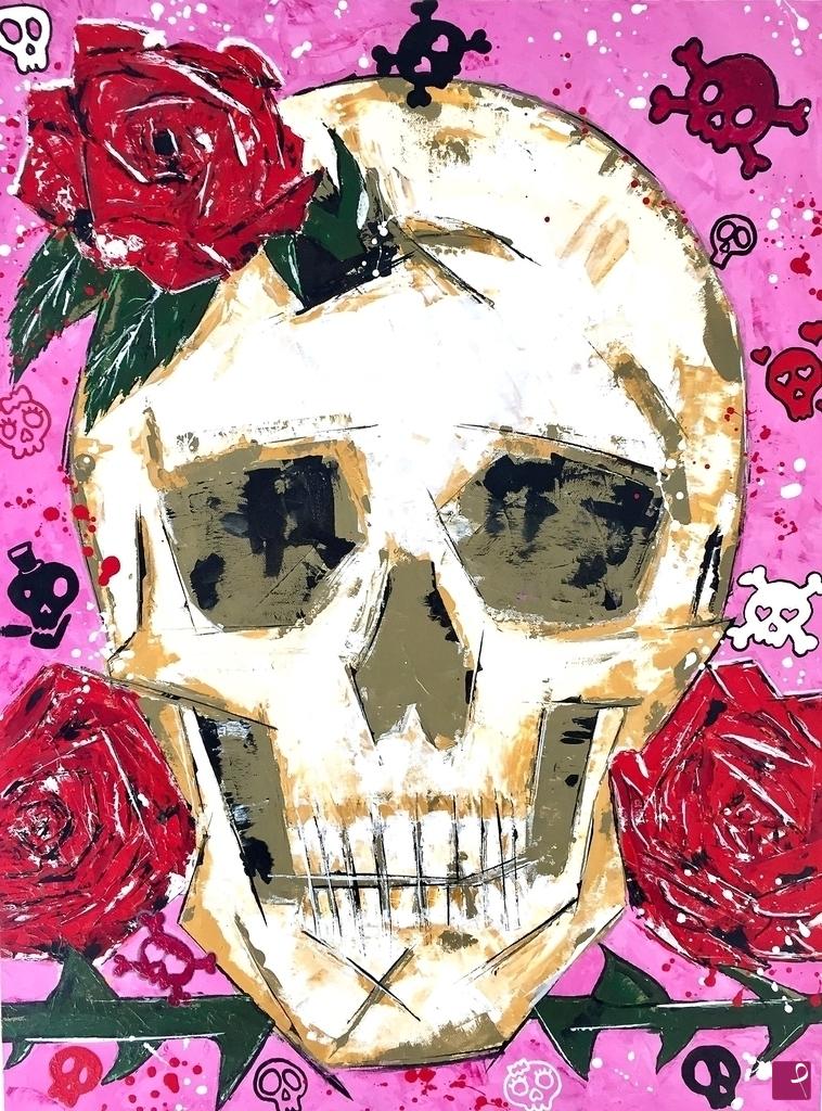 quadri in vendita online - Skull & Roses