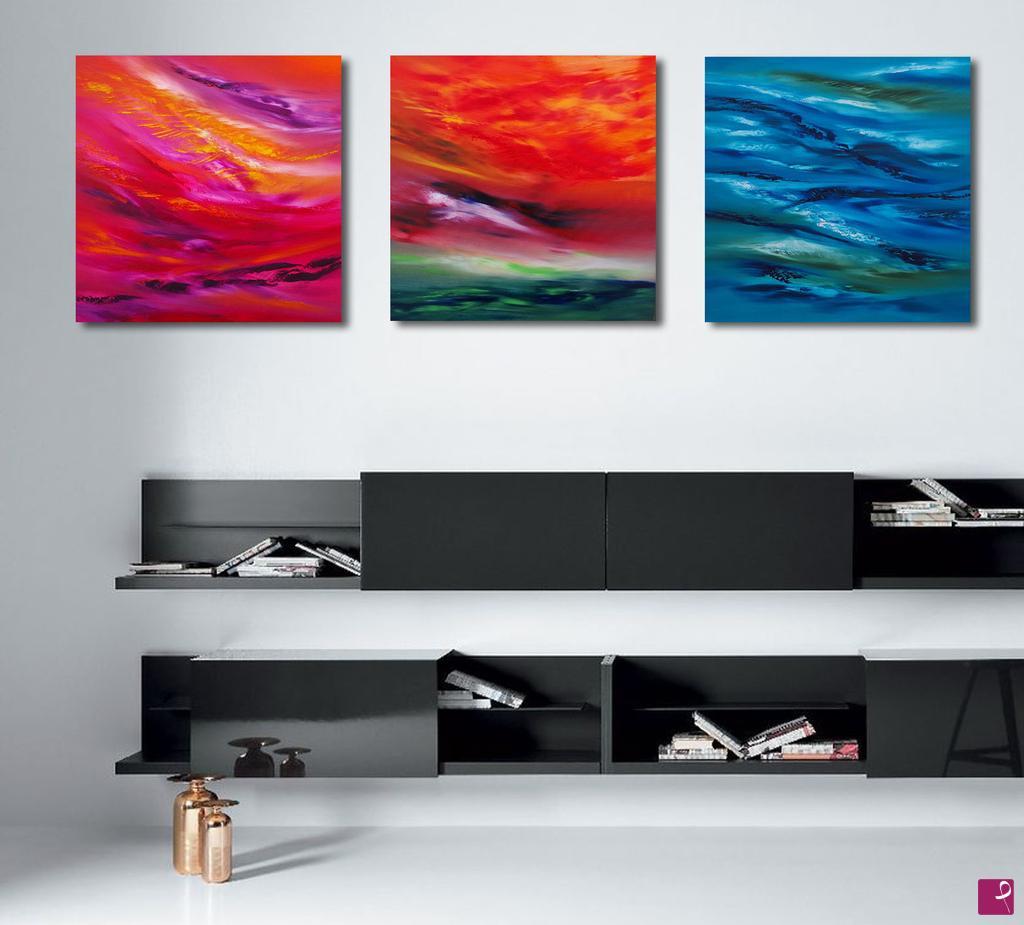 quadri in vendita online - Sky element, Triptych, n° 3 Opere