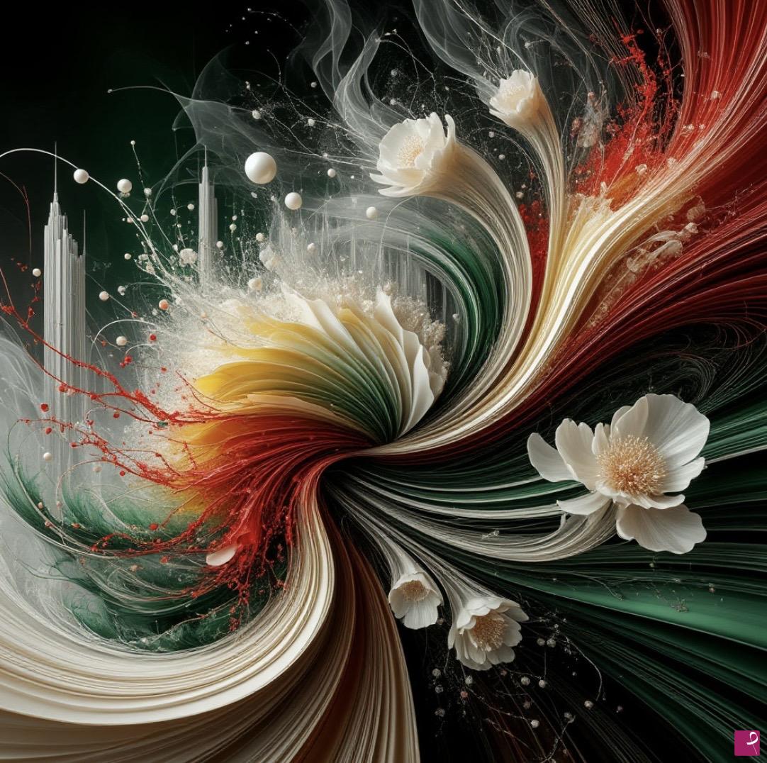 quadri in vendita online - Skyline flowers