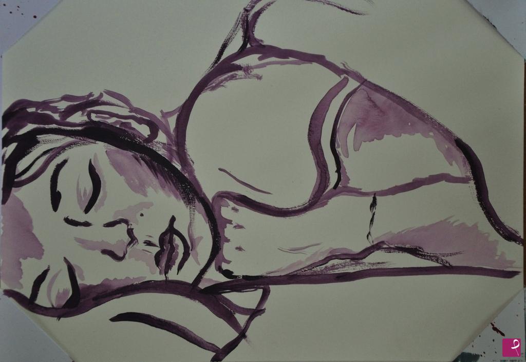 quadri in vendita online - Sleeping sister 