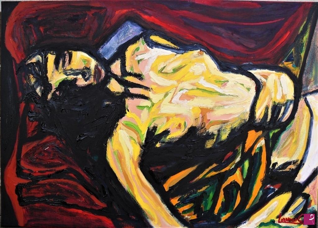 quadri in vendita online - SLEEPING WOMAN