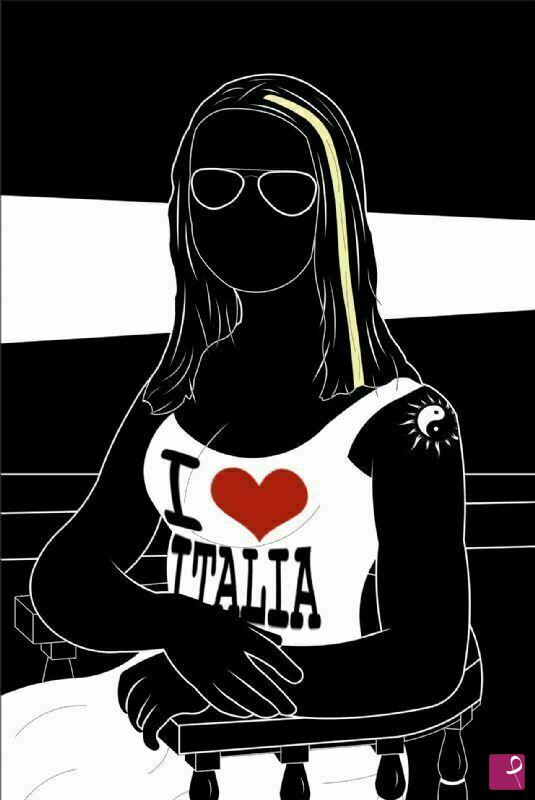 quadri in vendita online - Smiling MONA LISA