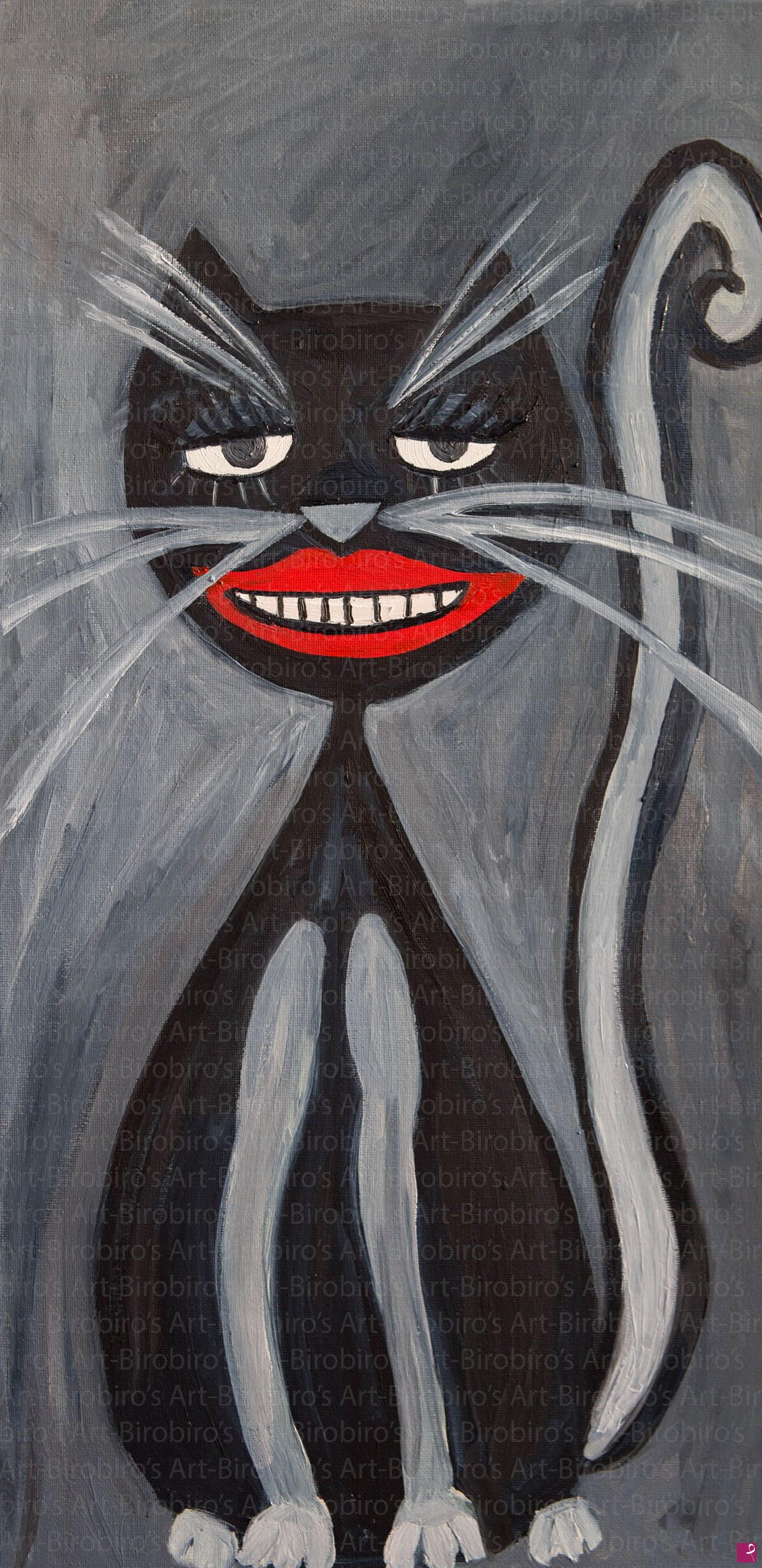 quadri in vendita online - "Smiling" olio su tela 30x60