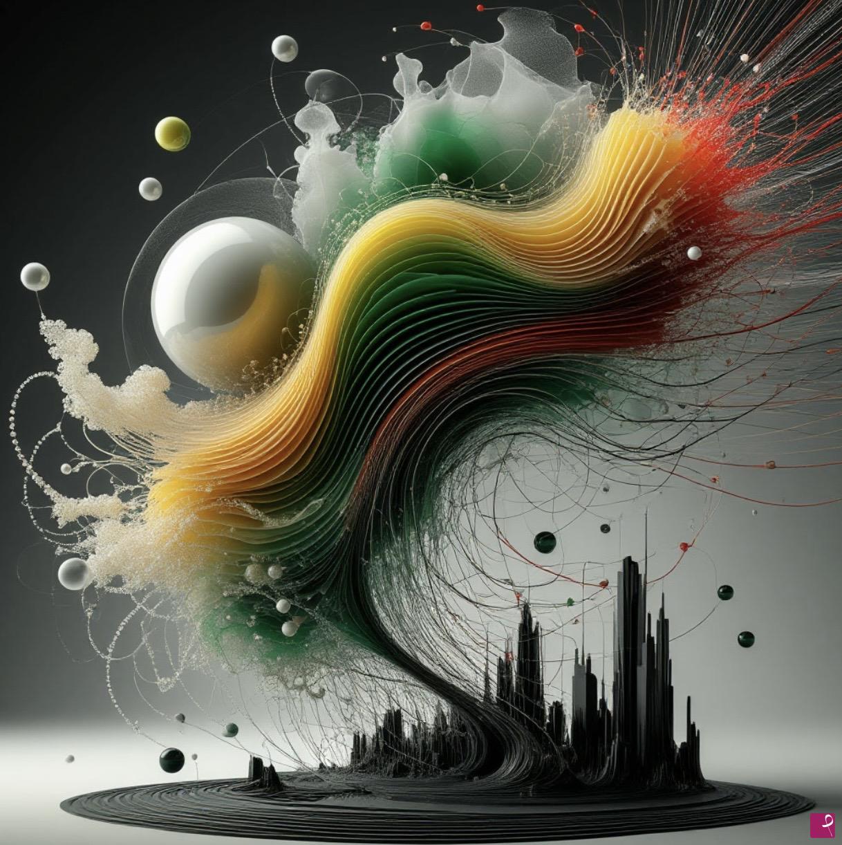 quadri in vendita online - Smog over the city